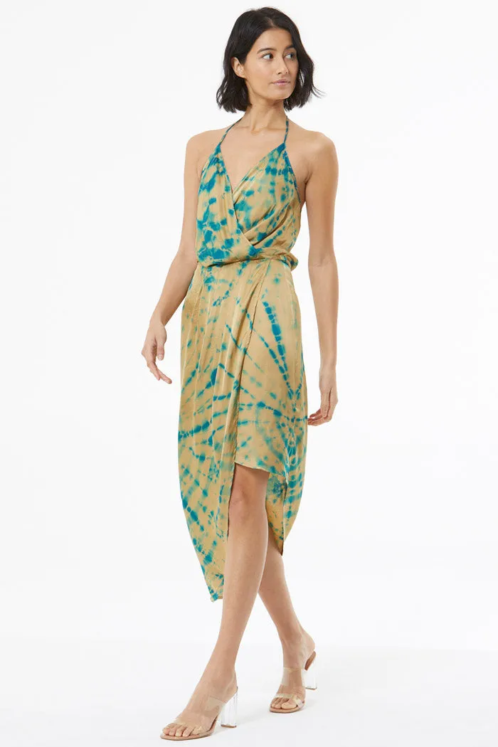 Andrea Draped Slip Dress // Willow Tiger Eye ~ NO RETURNS