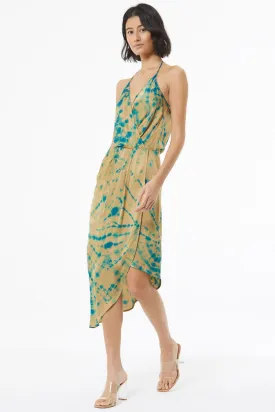 Andrea Draped Slip Dress // Willow Tiger Eye ~ NO RETURNS