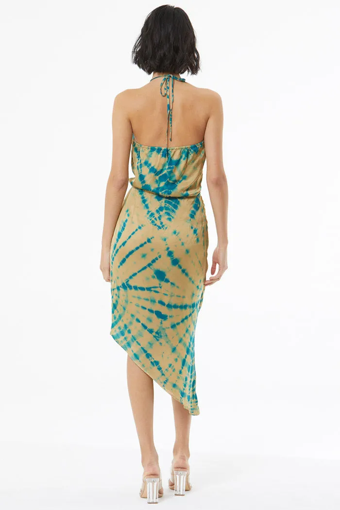 Andrea Draped Slip Dress // Willow Tiger Eye ~ NO RETURNS