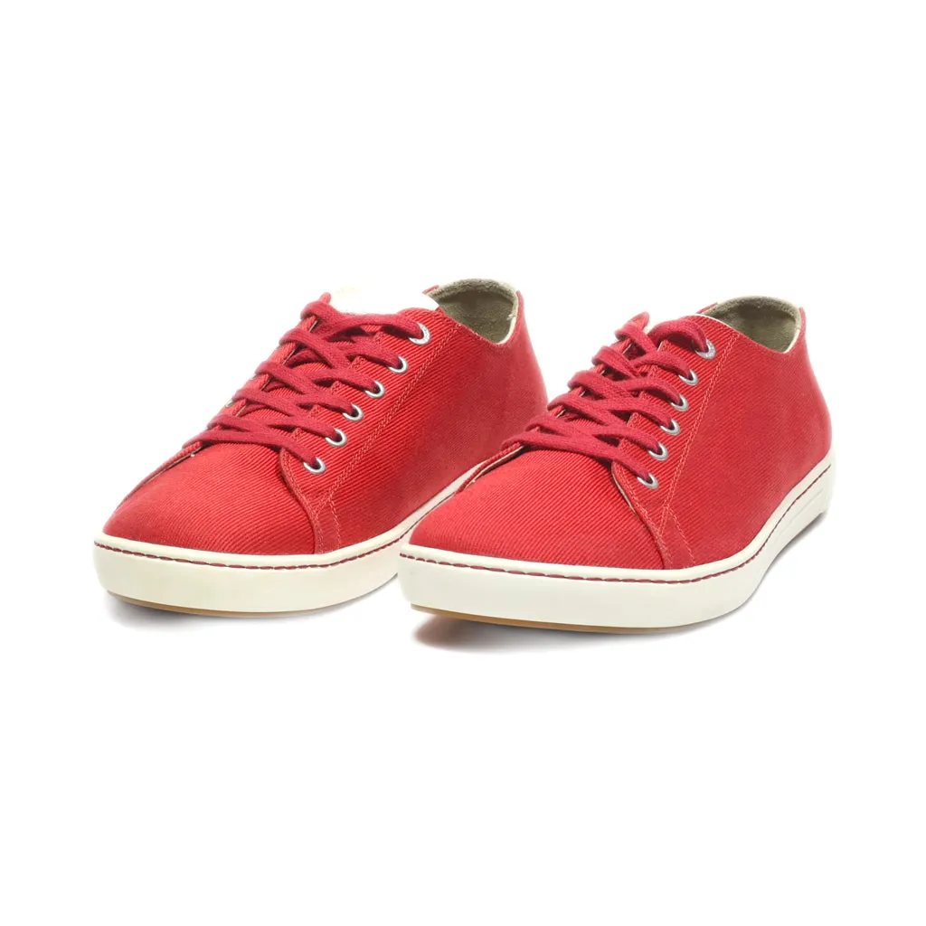 Birkenstock Low-Top Sneakers Canvas Red Colour For Women