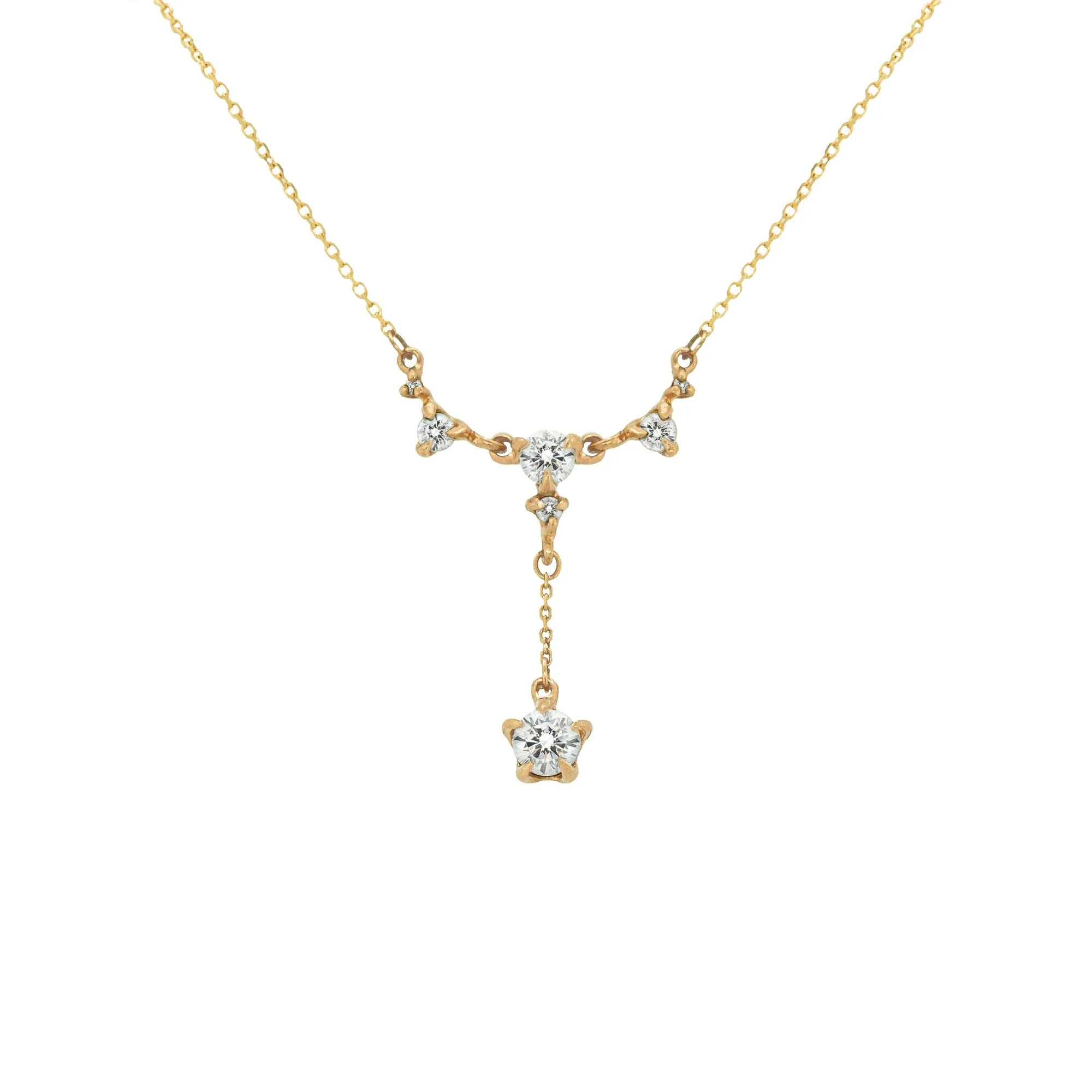 Brilliant Diamond Lune Palace Necklace