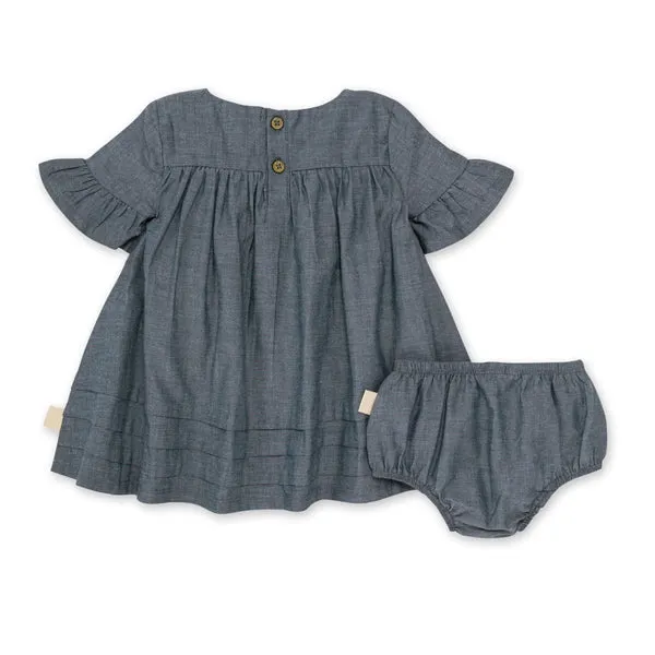 Burt's Bees Organic Baby Chambray Cotton Dress