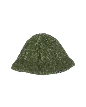 Cable Knit Bucket Hat Olive