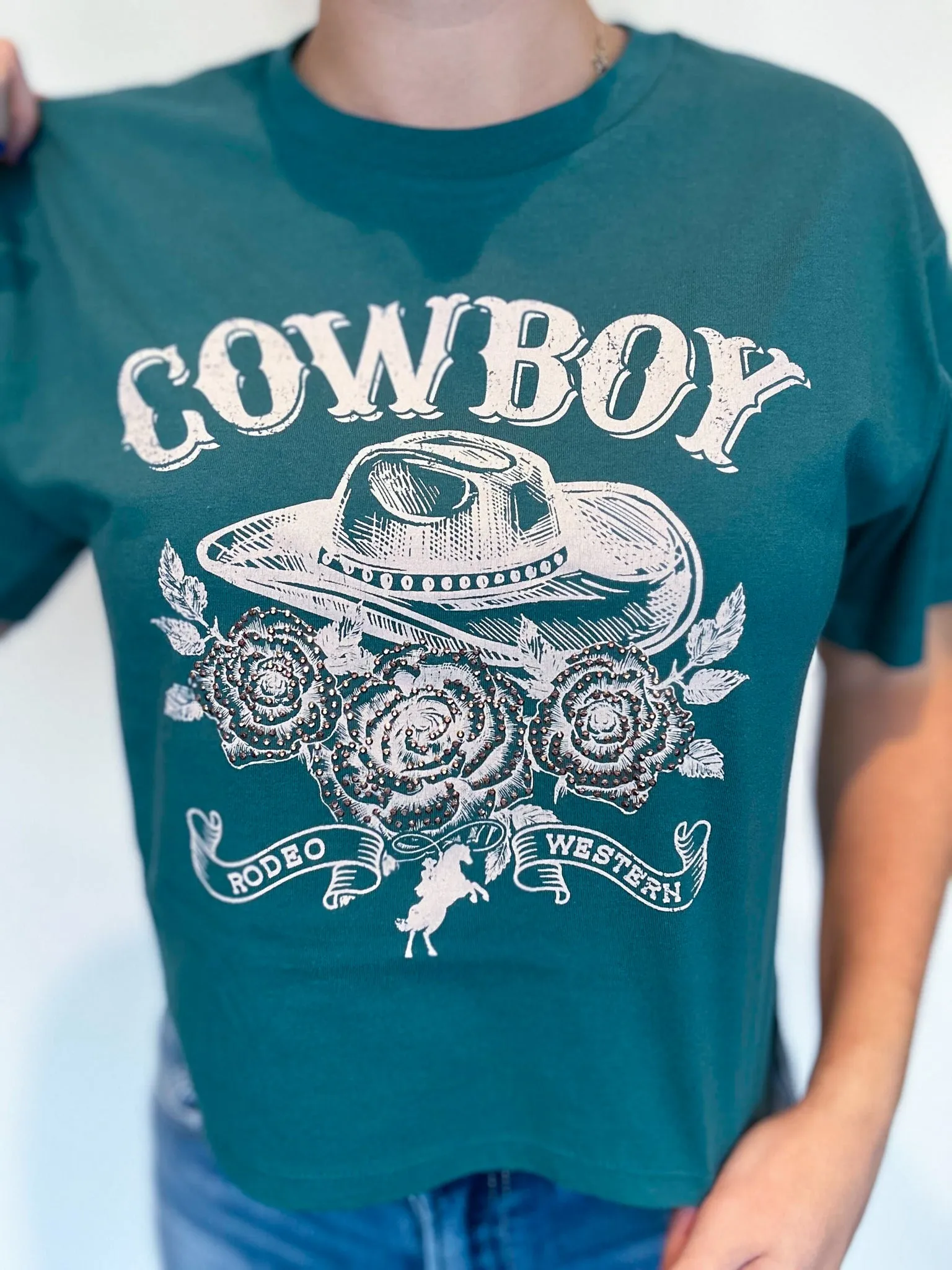 Cowboys & Roses Graphic Tee