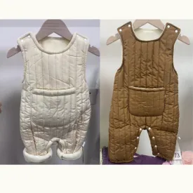 Fleece-lined Quilted Overall