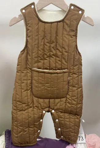 Fleece-lined Quilted Overall