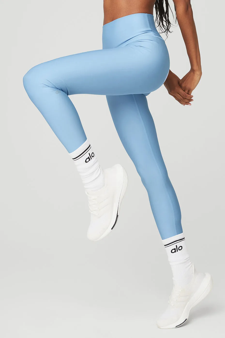 High-Waist Airlift Legging - Tile Blue