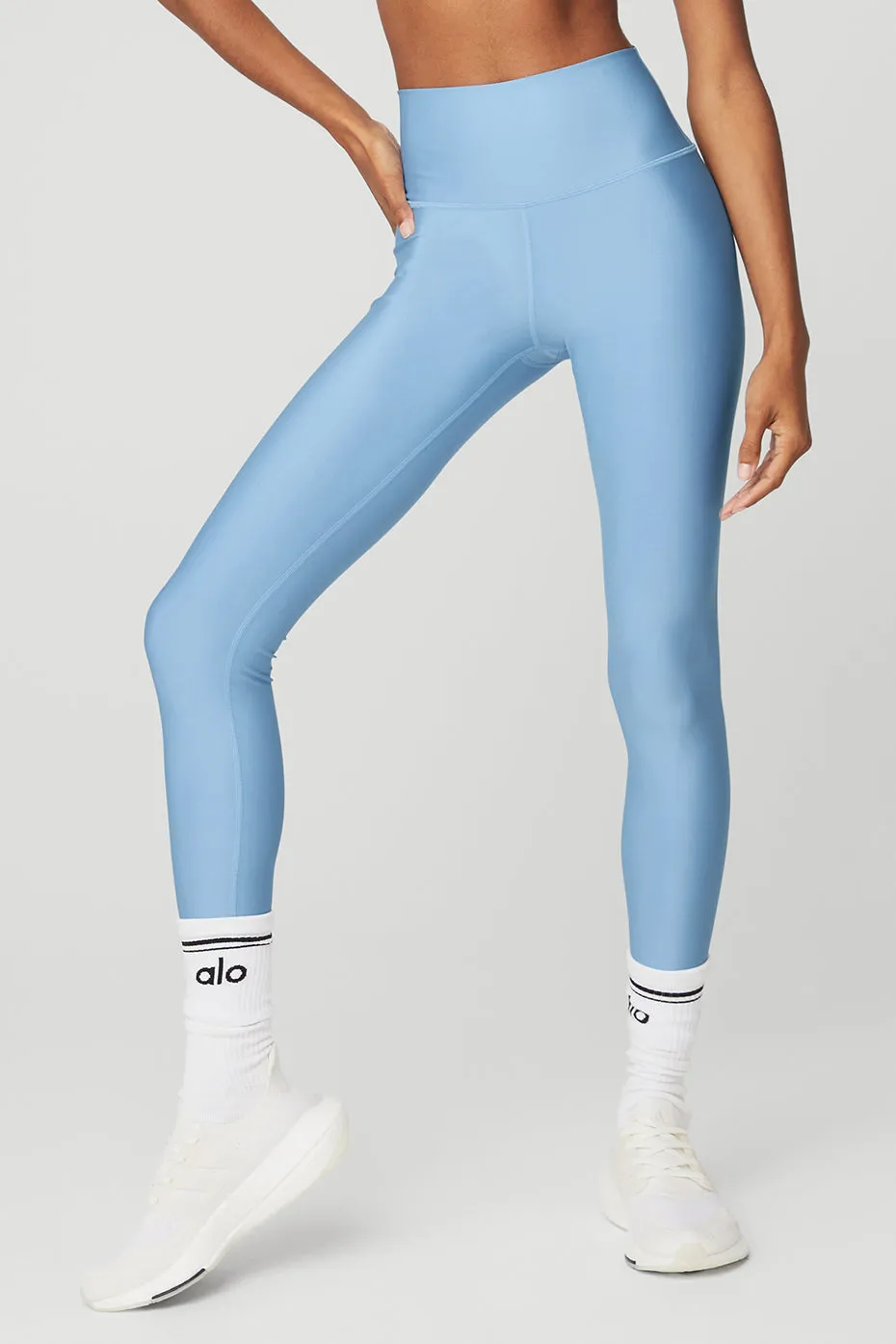 High-Waist Airlift Legging - Tile Blue