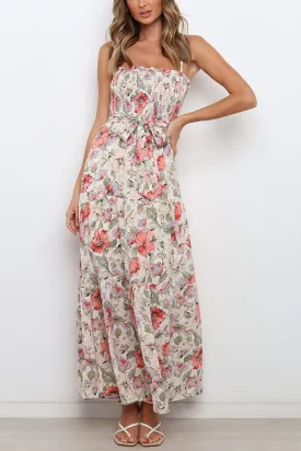 Love In The Air Tiered Floral Maxi Dress