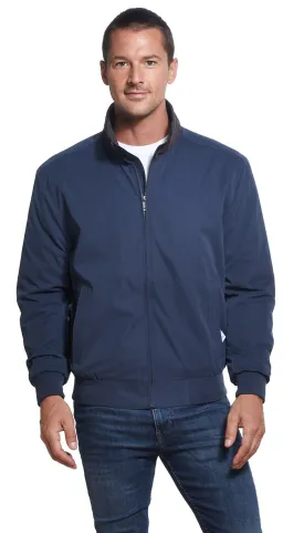 MICROFIBER FLEECE LINED BOMBER JACKET