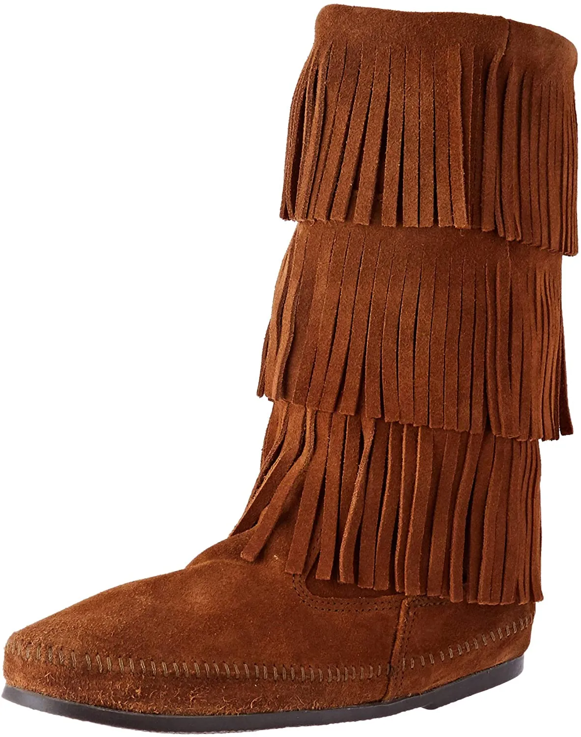 Minnetonka Women's 3-Layer Fringe Boot