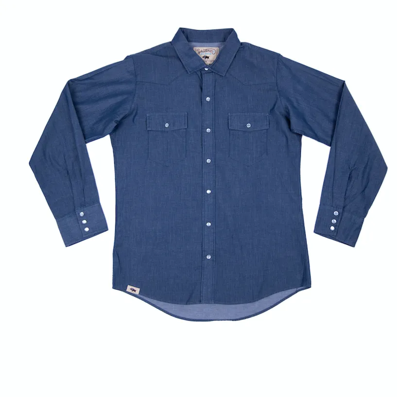 Monterrey Snap Shirt Dark Blue