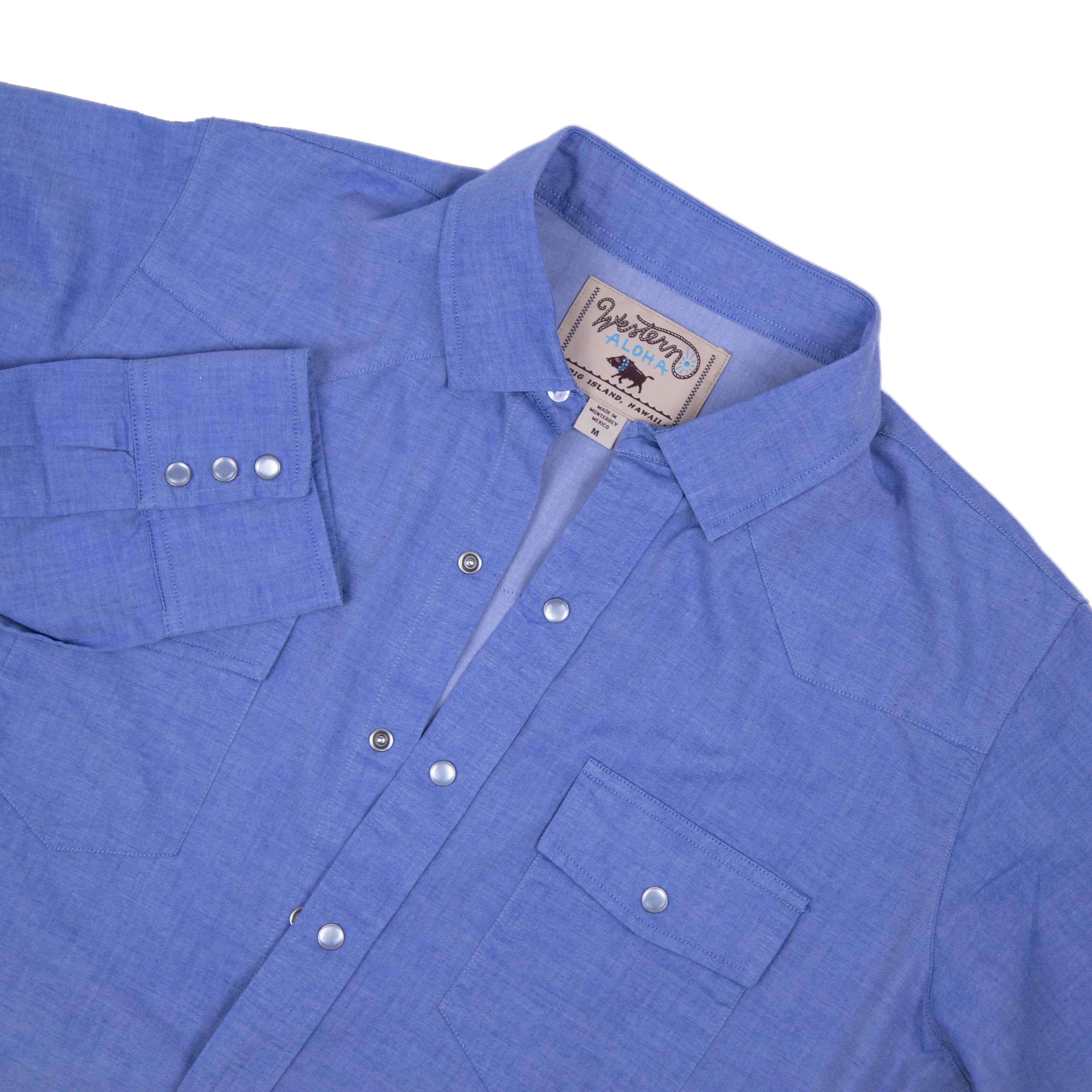 Monterrey Snap Shirt Light Blue