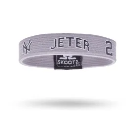 New York Yankees Derek Jeter MLB Wristbands (Gray)