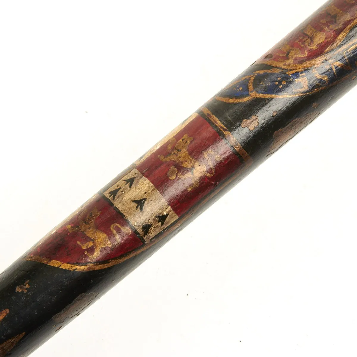 Original British Victorian Painted Police Truncheon