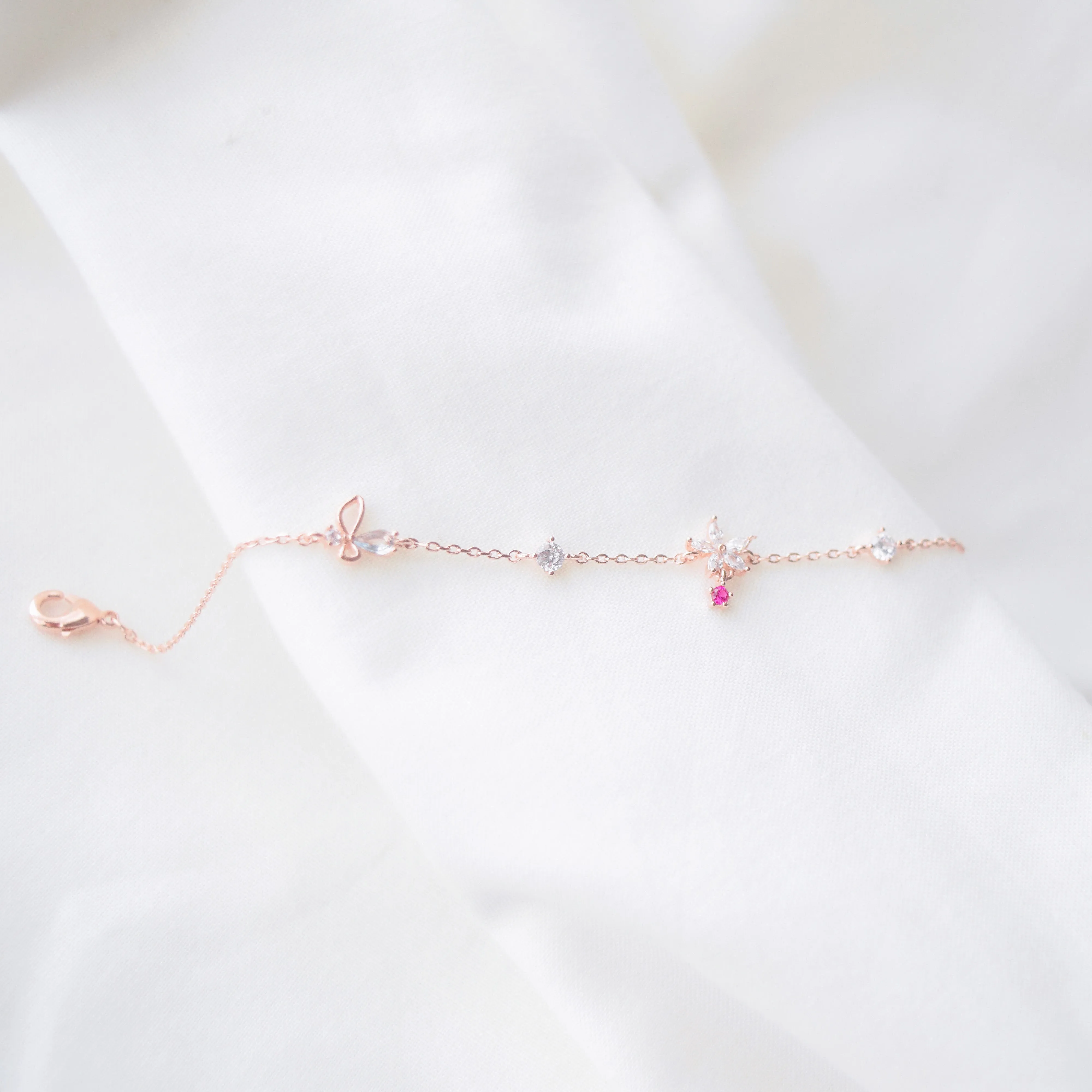 Rose Gold Daffodil Bracelet