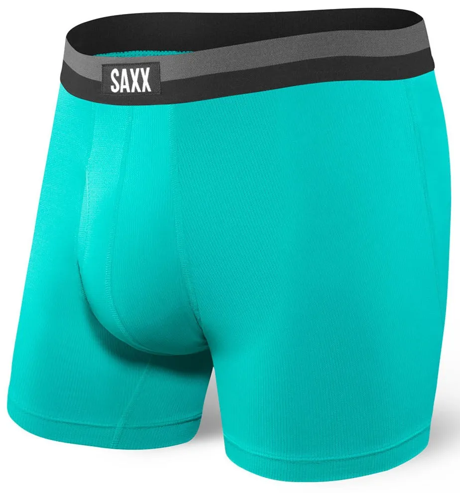 SAXX Sport Mesh Boxer Brief Fly Teal