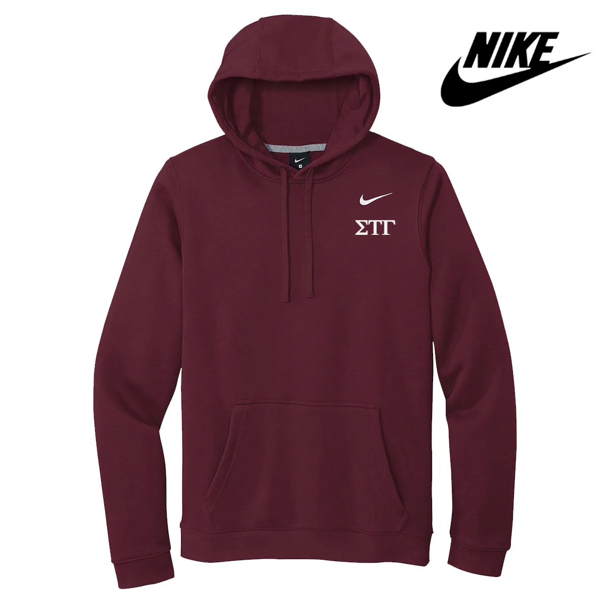 Sig Tau Nike Embroidered Hoodie