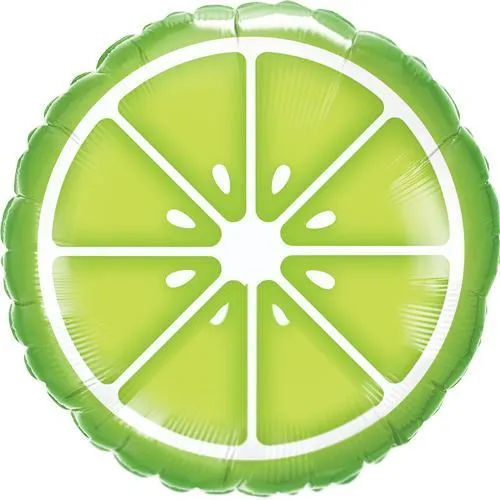 Slice of Lime Foil Balloon