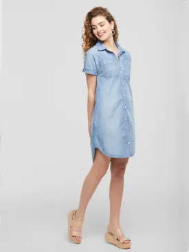 The Adriana Chambray Dress