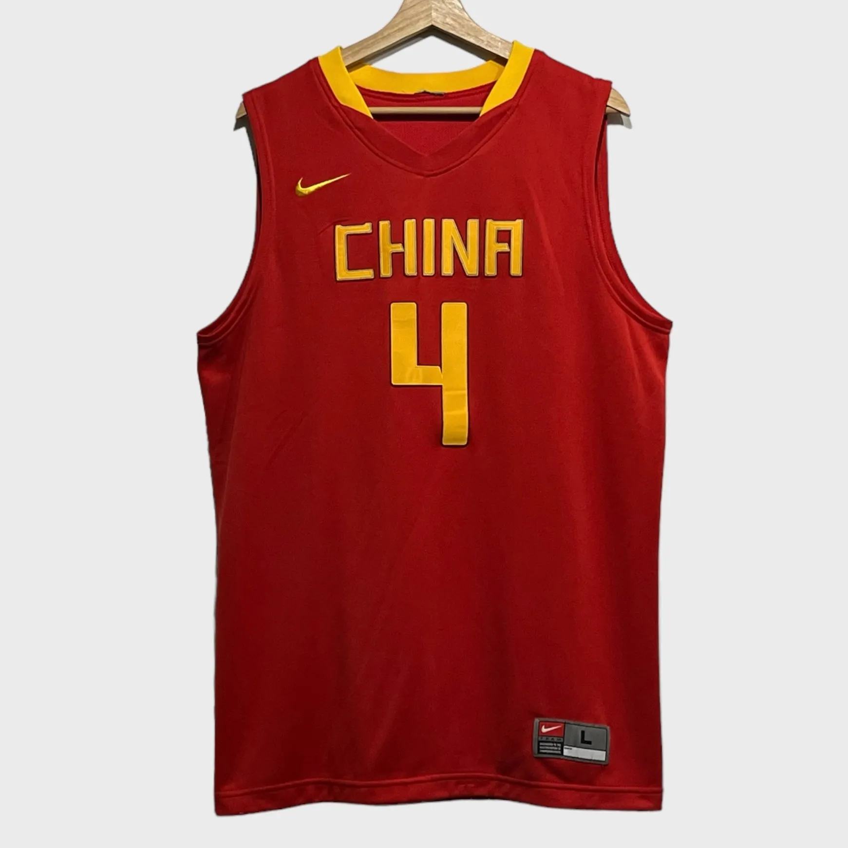 Vintage Sun Yue China Basketball Jersey L