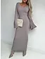 Women's Knit Sweater Maxi Dress