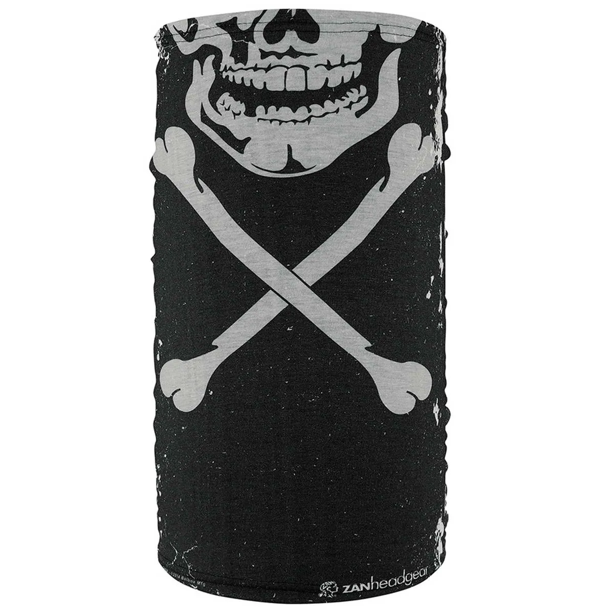 ZanHeadgear TF227 Motley Tube Fleece Lined Skull Xbones